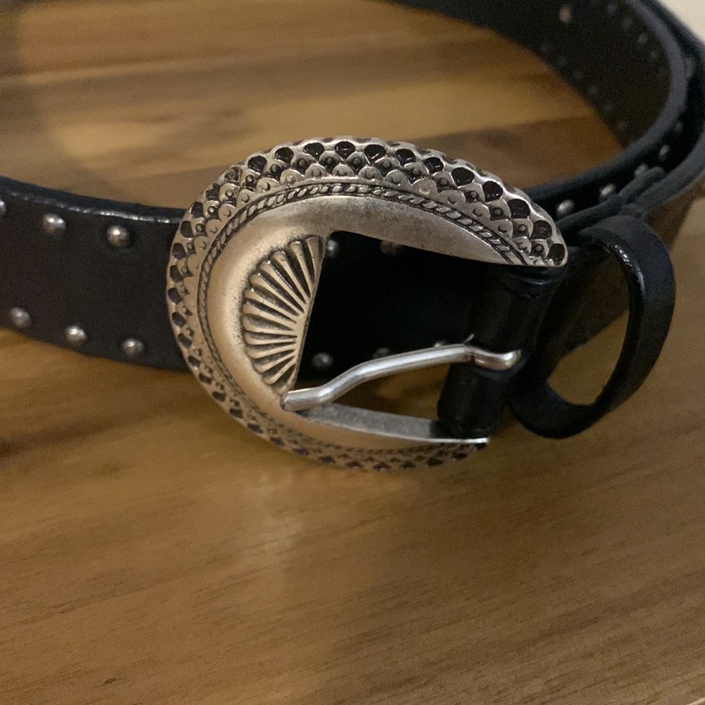 Golden Goose Black Ranch Belt